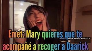 Mary quiere que Emet la acompañe a recoger a los Peruanos a las 5 de la madrugada