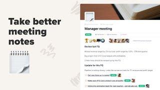 Take better meeting notes with Project.co