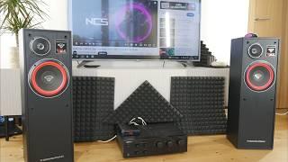 Cerwin Vega speaker excursion bass test