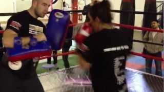 Iman Barlow (world Thai Boxing Champion) Demo