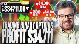  SUCCESSFUL BINARY OPTIONS TRADING - EARNED $34.711 | Binary Options Strategy | Binary Options