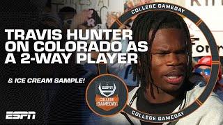 Travis Hunter talks Coach Prime, Heisman Trophy odds & more! | College GameDay