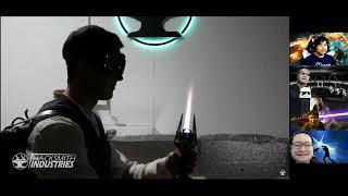 Hacksmith Lightsaber Vs Our Lightsaber Battle (4000° Plasma Retractable) Hasbro Force FX Star Wars