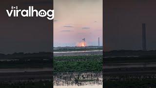 Historic SpaceX Booster Rocket Catch || ViralHog