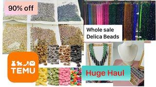 TEMU Haul || Beading Materials for cheap prices || Up to 90%off