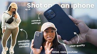 VLOGGING with iPhone 15 Pro Max - Tips & Tricks | Camera Settings