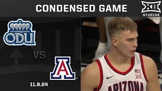 Old Dominion vs. #10 Arizona Condensed Game | 2024-25 Big 12 Men's Basketball