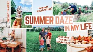 A Few Days in My Life: garden picking, exploring the farmer's market, + a NEW addition to our HOME!