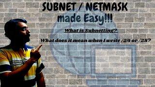 subnet netmask made easy | easy explanation of ip subnet | netmask | subnetting in networking