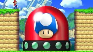 Can Mario Press the Ultimate !-Switch & Collect 999 Mini Mushrooms in New Super Mario Bros. Wii ?