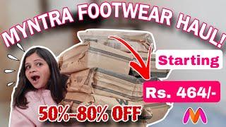 Huge Myntra Footwear Haul 2024 ||️Trending, Must Haves, Statement Heels| 50%- 80% Off| Kamna Sharma