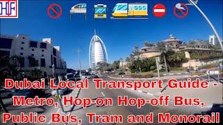 Dubai Local Transportation Guide for Visitors  - Getting Around | Travel Guide | Episode# 2