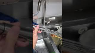 명지수전교체 주방 씽크대수도꼭지 교체했어요 부산달인종합설비