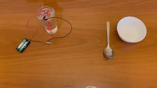 Salt Water is a Conductor Of Electricity Its Physics |Salt water and Distilled Water Conducting Test