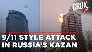 Russia Ukraine War Live | Emergency Declared In Kazan After Multiple Drones Crash Into High Rises