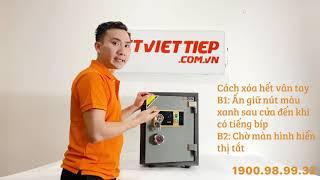 Hướng dẫn sử dụng Két sắt VIỆT TIỆP vân tay - cao cấp, tiện lợi mới nhất 2023