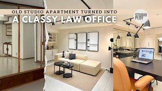 Studio Apartment Turned Into A Classy Law Office (45 SqM / 484 SqFt) Cozy Minimalist | Studio Ploy