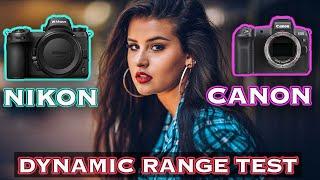 Nikon VS Canon DYNAMIC RANGE TEST  for Portrait Photography -Is it really a deal breaker? Raw Files