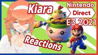 Takanashi Kiara reaction to Nintendo Direct E3 2021