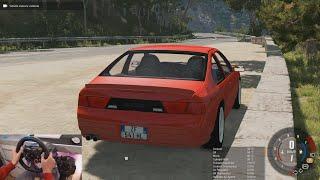 Driving through Italy in a street tuned car with LOGITECH G29 and SHIFTER | BeamNG.drive