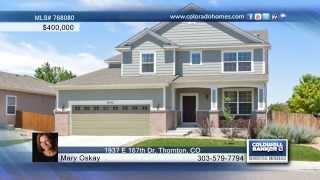 1937 E 167th Dr  Thornton, CO Homes for Sale | coloradohomes.com