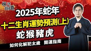 楓燧大師兄2025年蛇年十二生肖預測（上） | 蛇 猴 豬 虎 | 如何化解犯太歲？財運、事業、健康、感情，如何開運最好？#運勢 #生肖 #生肖運勢 #財運 #轉運 #事業 #健康 #桃花運 #姻緣