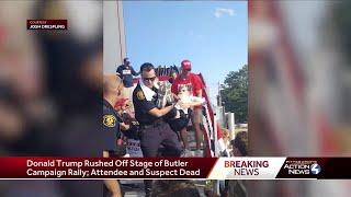 Viewer video: 2 injured people taken from Trump rally in Butler