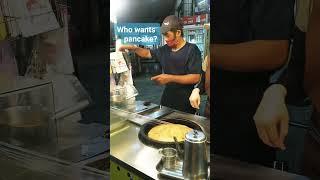 Kaohsiung (Taiwan) version of pancake… #pancake #foodtrip #taiwan #kaohsiung #tiyaludings #travel