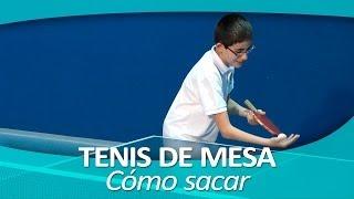 TENIS DE MESA 5. Cómo sacar