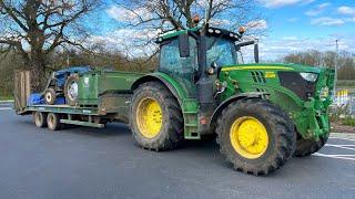 Picking Up A New Tractor With Our Tractor!