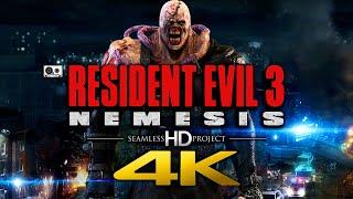 RESIDENT EVIL 3: NEMESIS | Seamless HD Project | Full Longplay Walkthrough No Commentary | 4K 60fps