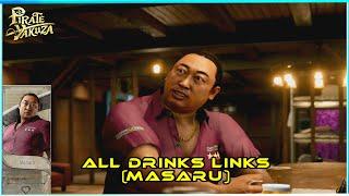 All Masaru Drinks Links (All Options - Locations - Character Bonding) Like A Dragon Pirate Yakuza