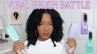 Let's Try The Viral Bounce Curl Brushes | Definition or Volume | Which Is Better?