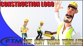 Construction Logo - Free Sony Vegas Template