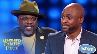 Cedric the Entertainer and Wayne Brady bring the funny! | Celebrity Family Feud