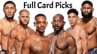 My Full Card Predictions & Breakdown For UFC Fight Night Hill vs Rountree Jr