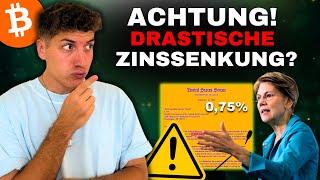 Bitcoin: Warren fordert 0,75% FED Zinssenkung! Ist es zu SPÄT?