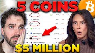 URGENT Bitcoin News Update (5 Crypto Coins To Buy Now Before $100k BTC?)