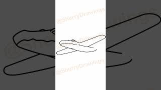 How to draw Bombardino Crocodilo easy | Italian Brainrot drawing #brainrot $easydrawing #short