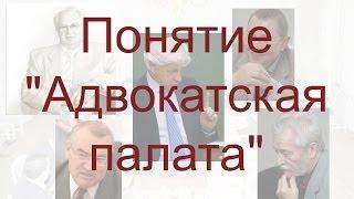 Понятие "Адвокатская палата субъекта Российской Федерации"