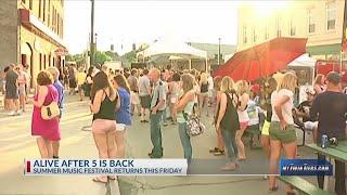 One of downtown Elmira's biggest summer events, Alive After Five, is back