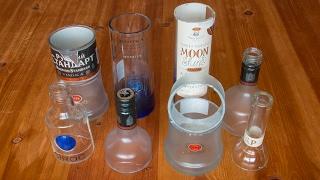 How to cut a glass bottle in half 5 ways