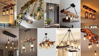 Rustic Wooden Chandelier Design | Woodluxe #chandelier #woodenitems