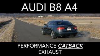 ECS Tuning Audi B8/B8.5 A4 2.0T Single Exit Valved Cat-Back Exhaust System