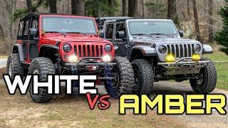 White VS Amber High Performance Offroad Lighting