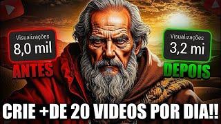 Como Eu Crio Mais de 20 VIDEOS POR DIA com Esta Técnica Inovadora! (DINHEIRO ONLINE)