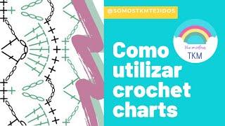 Como hacer patrones de crochet / ganchillo Con crochet charts