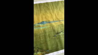 精美手工制作观音绣品：白底丝线刺绣细腻观音图