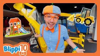 BLIPPI’S TOP TEN: INDOOR PLAYGROUNDS! | Blippi | Moonbug Kids - Fun Zone