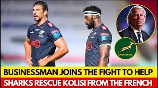 POWERFUL BUSINESSMAN STEPS IN TO BRING KOLISI BACK TO THE SHARKS | SPRINGBOKS NEWS